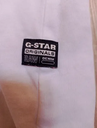 Camiseta G-Star RAW Blanca Talla M
