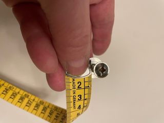 Tirador armario botellero metal plateado