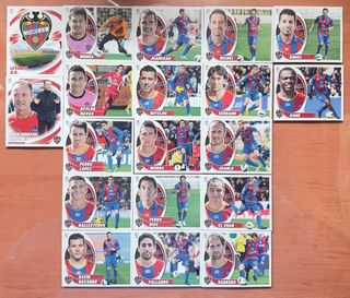 19 cromos Levante UD LIGA ESTE 12-13