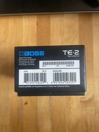 Pedal guitarra BOSS TE-2 Tera Echo