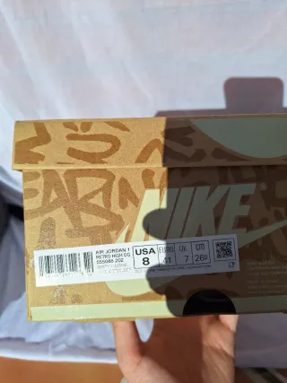 Air Jordan 1 Retro High OG Negro/Marrón