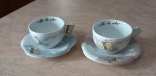 2 Tazzine caffè con piattino Thuno