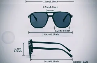 Occhiali da sole neri