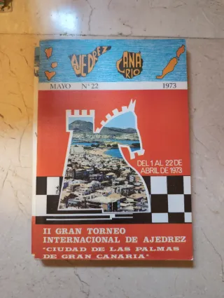 Conjunto de 6 revistas de Ajedrez canario