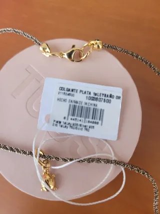 Collar Tous Dorado con Charm
