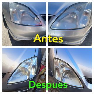 Pulido de faros y vehículos