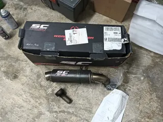 Tubo de escape SC Project carbono