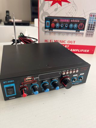 Amplificador Hi-Fi BT-309A USB SD FM
