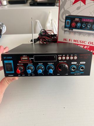Amplificador Hi-Fi BT-309A USB SD FM