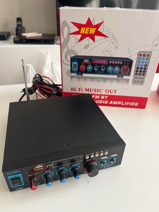 Amplificador Hi-Fi BT-309A USB SD FM