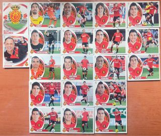 20 cromos RCD Mallorca LIGA ESTE 12-13