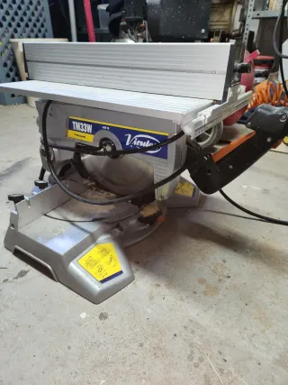 Ingletadora Virutex TM33W láser