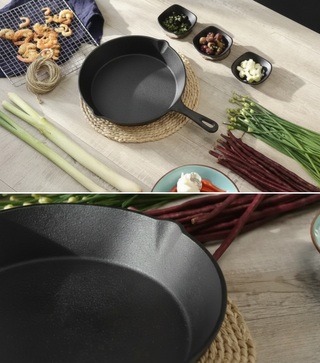 Pack 3 Sartenes Hierro Fundido natural de Cocina