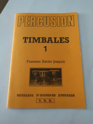 Percusión Timbales 1 - Francesc Xavier Joaqu
