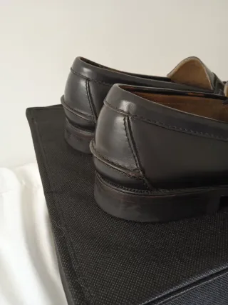 Zapatos de vestir negros piel T42