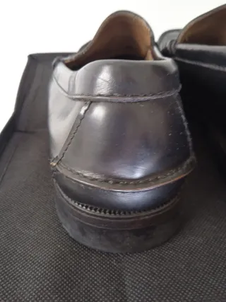 Zapatos de vestir negros piel T42