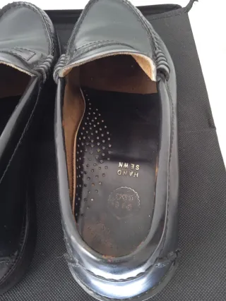 Zapatos de vestir negros piel T42