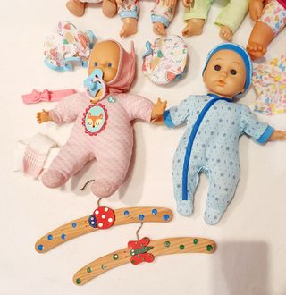 Lote Bebés Nenucos con sonidos Pelones y Accesori