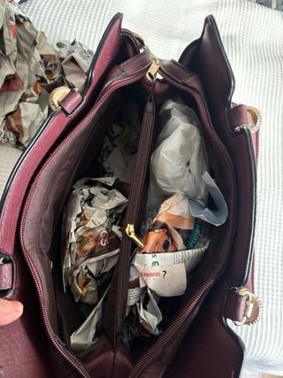 Bolso Giovanna Granate y Multicolor