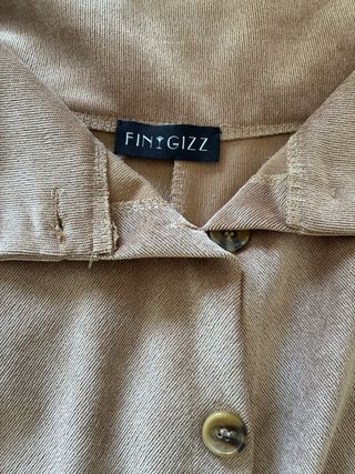 Falda de pana marrón Talla M