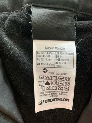 Decathlon Wedge Pantalón de esquí/nieve 12-14 años