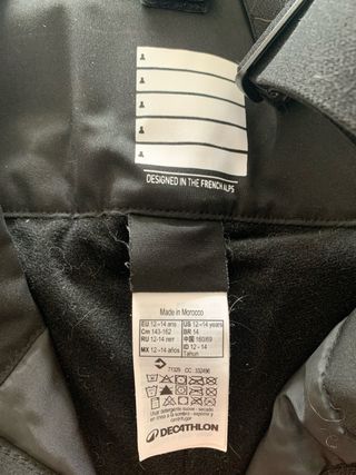 Decathlon Wedge Pantalón de esquí/nieve 12-14 años