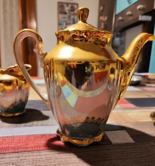 Set porcellana Bieventhal oro e bianco