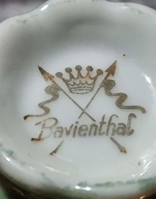 Set porcellana Bieventhal oro e bianco