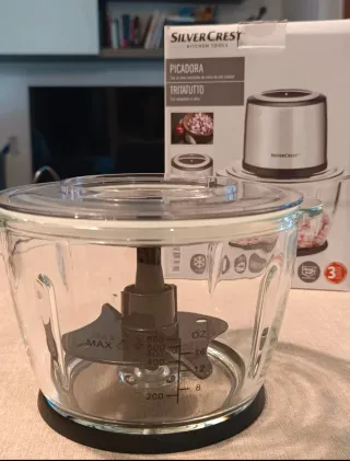 Tritatutto Silvercrest in vetro 500W