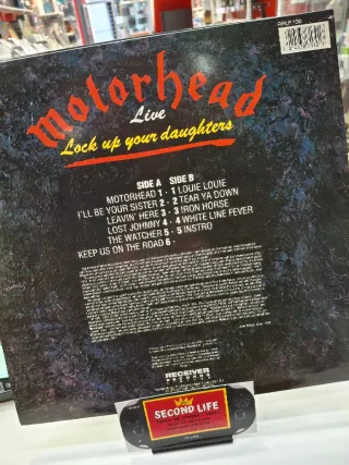 Vinilo Motorhead Live Lock Up Your Daughters