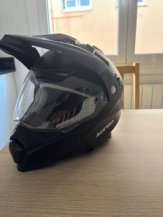 Casco Acerbis Negro Moto Adventure/Enduro/Motocros