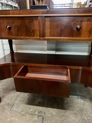 Mueble Bar Antiguo Madera y Cristal. Calidad