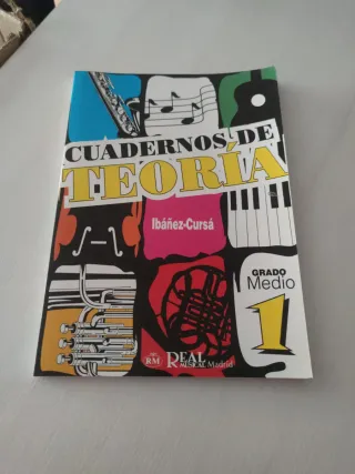 Cuaderno Teoría Música Ibáñez Cursá Grado Medio 1