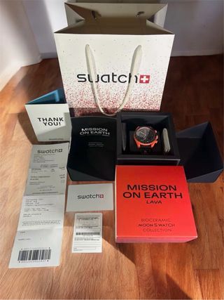 Swatch MoonSwatch Mission on Earth Lava