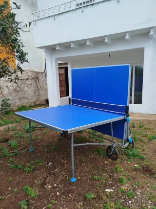 Mesa de ping pong de exterior plegable