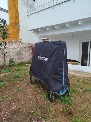 Mesa de ping pong de exterior plegable