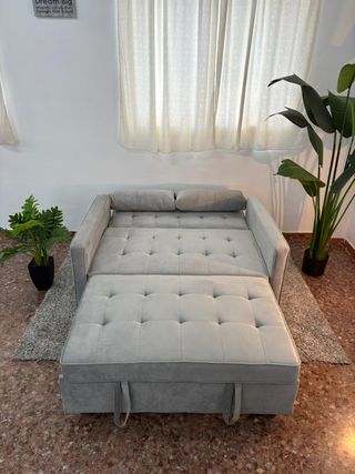 Sofá cama gris nuevo barato