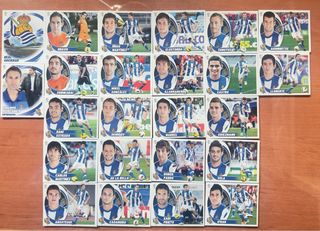 24 cromos Real Sociedad LIGA ESTE 12-13
