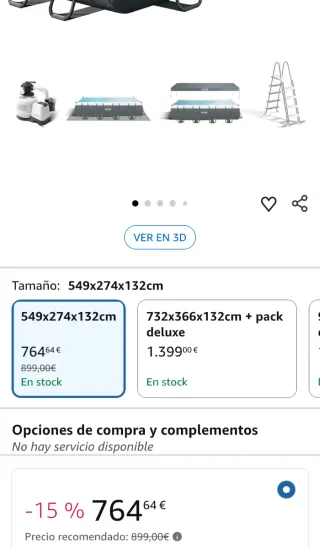 Piscina desmontable rectangular Ultra XTR Frame