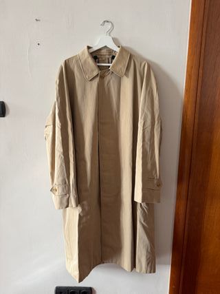 Gabardina Burberry Beige Clásico Talla XXL