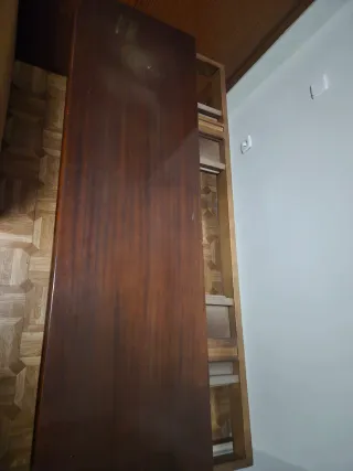 Mesa Comedor Vintage Extensible Caoba