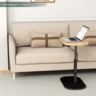 Mesa auxiliar giratoria ajustable