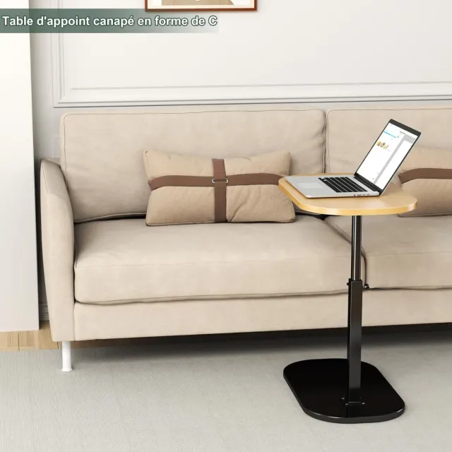 Mesa auxiliar giratoria ajustable