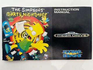 The Simpsons Bart's Nightmare Sega Mega Drive