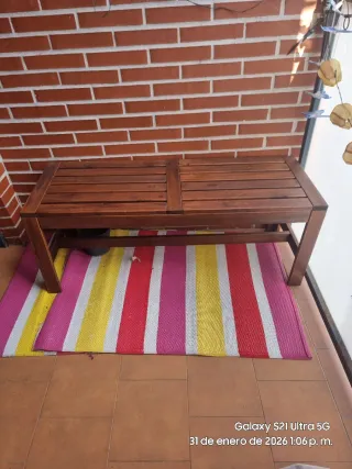 Banco de madera para cualquier rincón