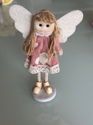Piccola bambola angelo decorativa