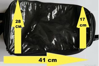 Mochila Tanque Moto Negra