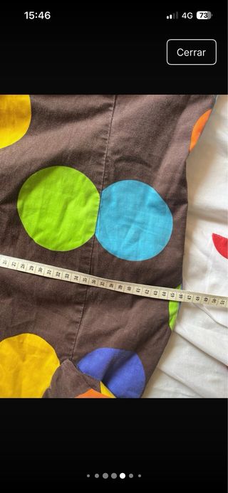 Traje Flamenca Marrón Lunares Colores