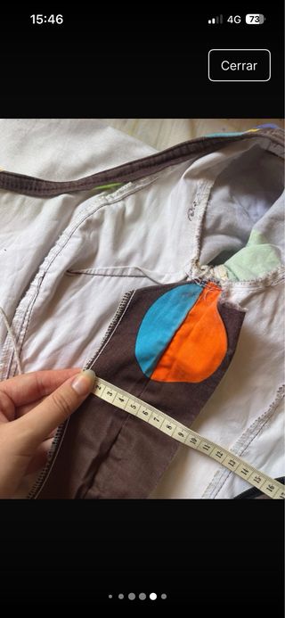 Traje Flamenca Marrón Lunares Colores