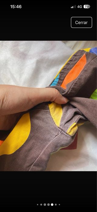 Traje Flamenca Marrón Lunares Colores